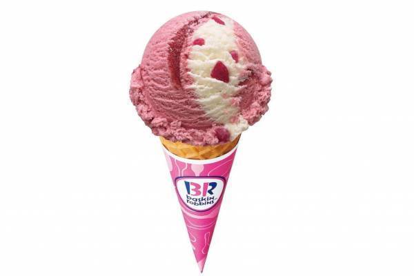 サーティワン“ルビーチョコレート”の新アイス「ブリリアント スウィート ルビー」苺風味キャンディ入り