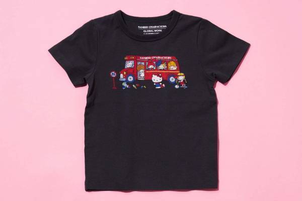 ハローキティのキッズTシャツがグローバルワークから、マイメロディなどサンリオ人気キャラデザインも