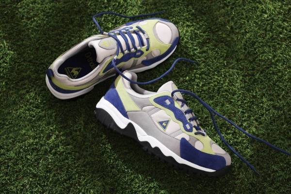 ルコック スポルティフのユニセックススニーカー「L-ワンダラー」ライムが映える新色