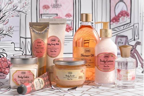 SABON人気ボディケア「ローズティー」が定番化、“バラの紅茶”の香り＆アンティーク調デザイン