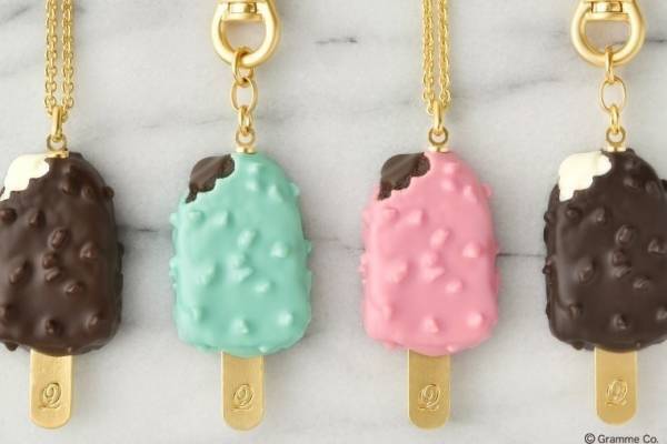 Q-pot.新作“アイスバー”ネックレス、レトロポップな“アイスクリーム”柄シャツドレスも