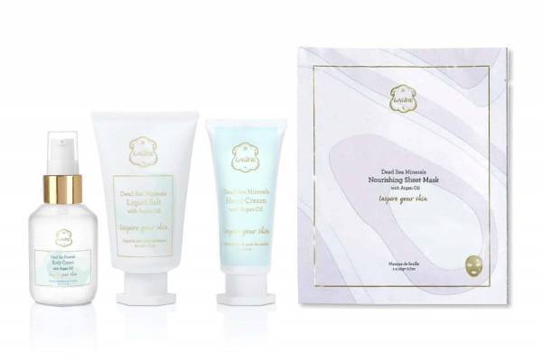 ラリン「デッドシーミネラルズトライアルセット」死海のミネラル＆アルガンオイルをブレンドしたボディケア