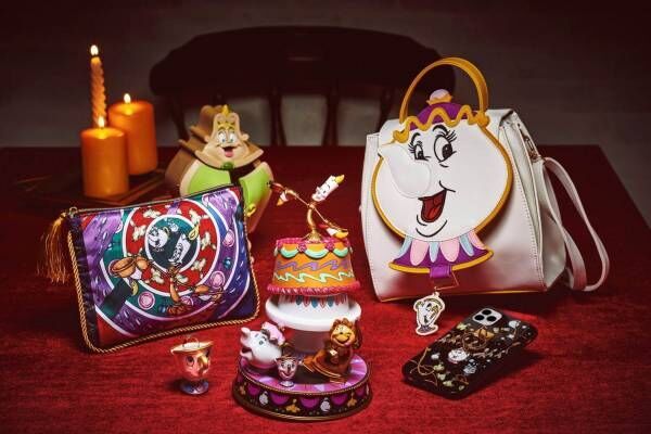 ディズニー『美女と野獣』モチーフのバッグ＆小物、ポット夫人とチップのiPhoneケースやバッグ