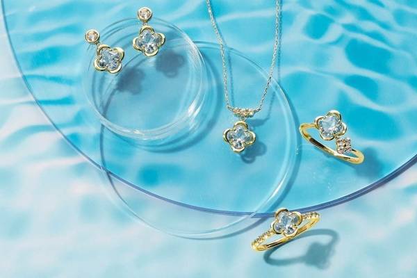 サマンサティアラ 夏の新作ジュエリー - 透明感あふれるブルートパーズのリングやピアスなど