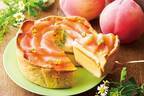 パブロの5月限定“白桃×ヨーグルト”チーズタルト、ジューシーな白桃をたっぷり
