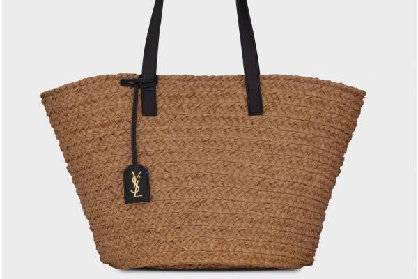 サンローラン20年新作かごバッグ、YSLロゴ入りバスケット&チェーンストラップ付きショルダーバッグ