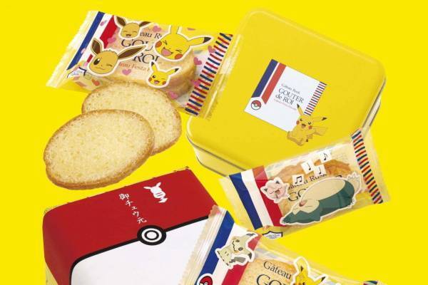ガトーフェスタ ハラダの人気ラスク「グーテ・デ・ロワ」に“ポケモン缶”、ピカチュウやイーブイ