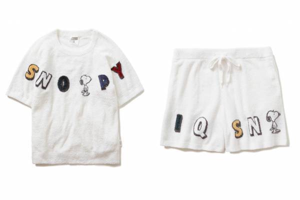 ジェラート ピケ×ピーナッツ、ポップなスヌーピー柄シャツパジャマやロゴ入りルームウェア