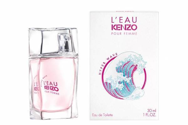 ケンゾー“葛飾北斎の波”ボックス付き限定ペアフレグランス、蓮の花が香る「ローパ ケンゾー」