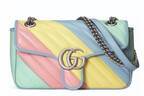 グッチ「GGマーモント」“パステルカラー”の新作バッグ、ダブルGが輝くベビーピンクやライトブルー