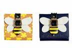 ミュベール“ハチ”が羽ばたくミニ財布&スリム札入れ発売、すずらんモチーフも