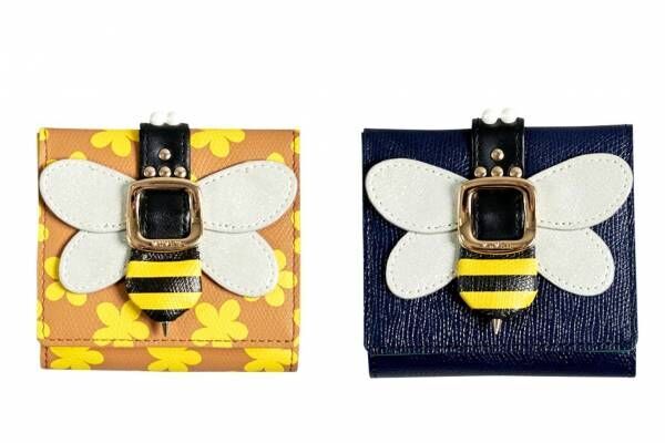 ミュベール“ハチ”が羽ばたくミニ財布&amp;スリム札入れ発売、すずらんモチーフも
