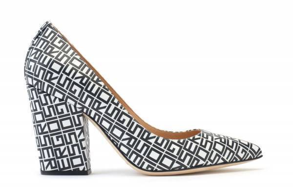 セルジオ ロッシの新作シューズ - アーカイブロゴの総柄パンプス＆ミュール、ボリュームスニーカーも