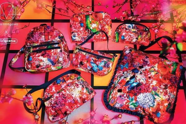 レスポートサック×蜷川実花のM / mika ninagawa、和傘や桜グラフィックのバッグ＆ポーチ