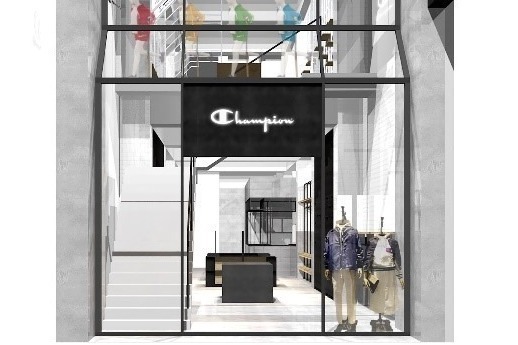 チャンピオンの西日本初旗艦店が大阪・心斎橋に - カジュアルからスポーツまで展開、カスタムサービスも