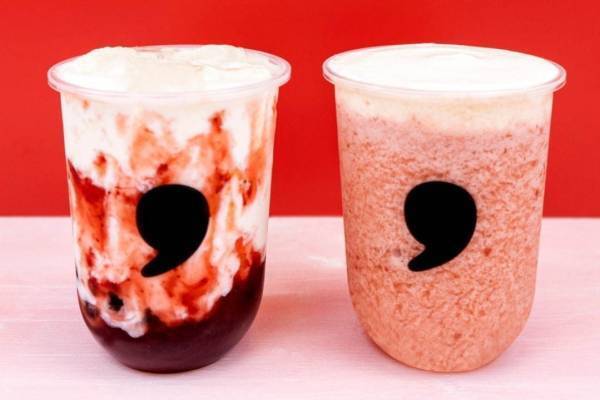 コンマティー新作、苺タピオカラテ＆チーズフォーム乗せストロベリーフラッペが全国で発売