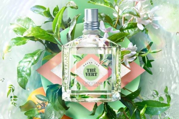 ロクシタン「グリーンティ」オードトワレ＆ボディケア、緑茶にオレンジを効かせた爽やかな香り