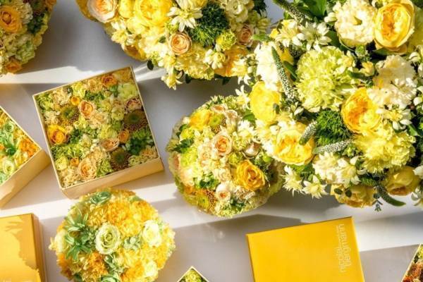 ニコライ バーグマン フラワーズ ＆ デザイン“夏の太陽”イメージの限定フラワーボックス