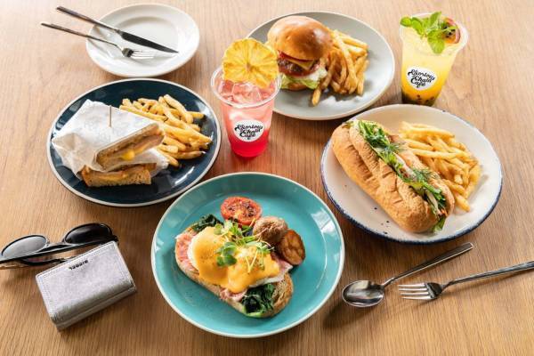 ディーゼルの「グロリアスチェーンカフェ」横浜ベイサイドに、ケバブサンドなどテイクアウトメニューも充実