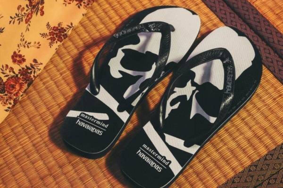 ハワイアナス マスターマインド ジャパンの スカル サンダル 日本の草履 着想のスクエアソール 年6月6日 ウーマンエキサイト 1 2