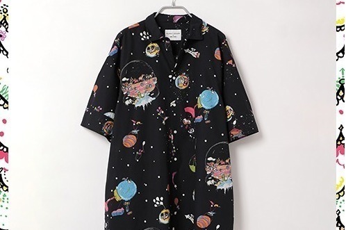 ニコアンド×ツモリチサト第2弾、“宇宙柄”シャツワンピや“カラフルアニマル”半袖シャツ