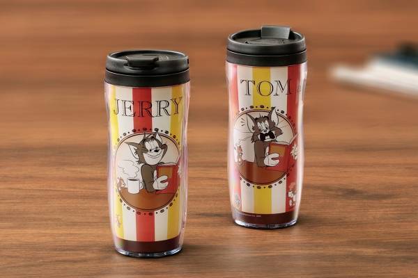 タリーズコーヒーが「トムとジェリー」と初コラボ、タンブラーやスタッキングマグなど限定4アイテム