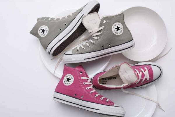 コンバース、紫キャベツ／ハーブで染めたスニーカー「オールスター フードテキスタイル HI」発売