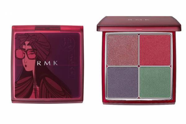 RMK“江戸時代”から着想した20年秋冬コスメ、美人画モチーフのアイシャドウや“キセル”風Wライナー