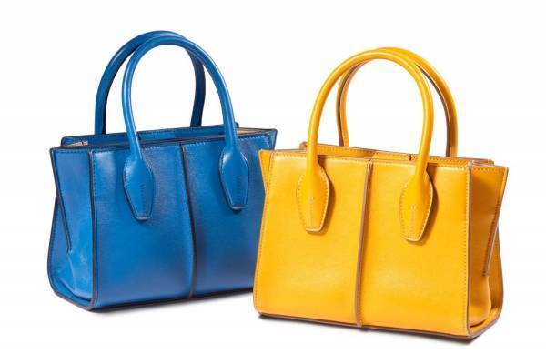 トッズの新作バッグ「トッズ ホリー バッグ」センターシームを配したレザーハンドバッグ