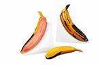 “バナナの皮がむける”アンディ・ウォーホルのブックエンド、MoMAデザインストアから
