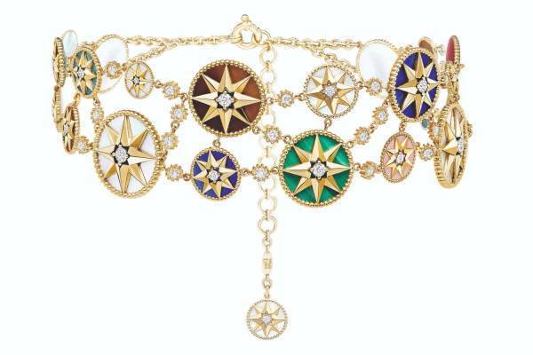 ディオールのお守りジュエリー「ローズ デ ヴァン」新作、スターモチーフ輝くネックレスやブレスレット