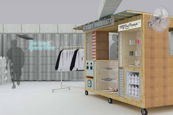 ミハラ ヤスヒロによる“KIOSK風”靴のコンセプトショップ「マイ フット プロダクツ」原宿にオープン