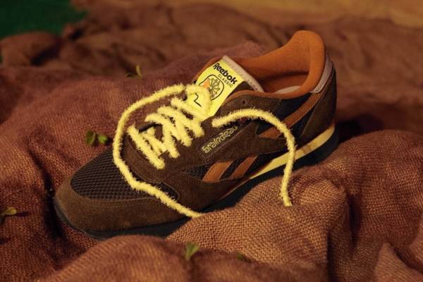 リーボック クラシック×ブレインデッドの新作スニーカー、メッシュ＆スエードの異素材アッパー