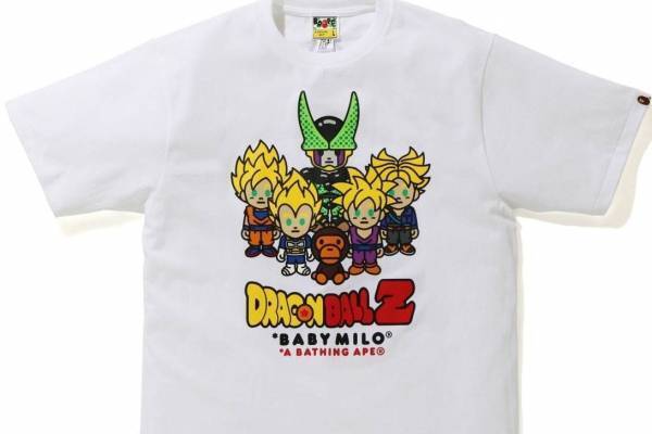 ベイプ×ドラゴンボールZ、Tシャツやフーディーなど - 悟空やセルをべイビーマイロ風に描いて