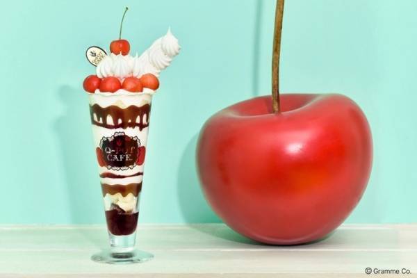 Q-pot CAFE.の期間限定「チェリーチェリーパフェ」甘くジューシーな“さくらんぼ”をふんだんに