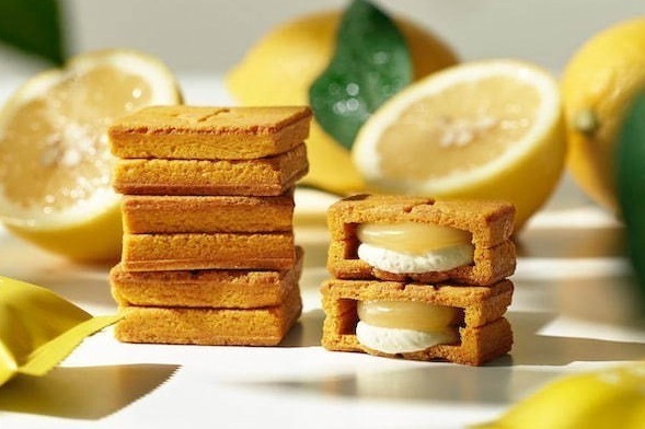 プレスバターサンドの限定フレーバー「バターサンド〈檸檬〉」レモン尽くしの中四国限定商品が全国発売