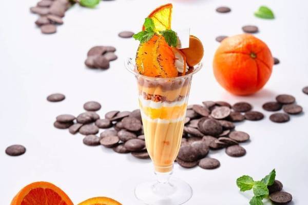 名古屋のパティスリー「フォルテシモ アッシュ」新作パフェ、オレンジ×ショコラや抹茶の和パフェ