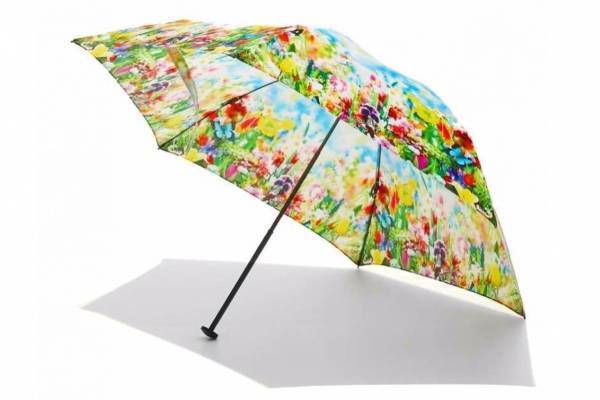蜷川実花のM / mika ninagawa“花柄”グラフィックの折りたたみ傘、ディーベックとコラボ
