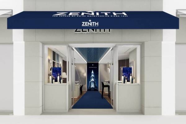 「ゼニス ブティック銀座」銀座・並木通りにオープン、腕時計をフルラインナップで展開