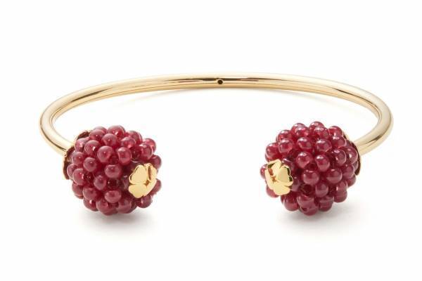 ケイト・スペード“森”モチーフの新作アクセサリー、熟したベリーのブレスレット&ポピーの花ピアス