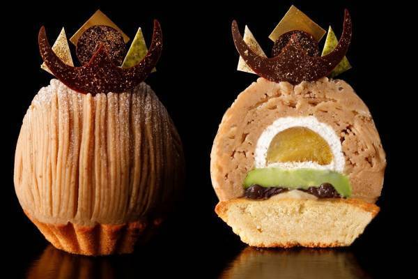 ホテルニューオータニ「スーパーモンブラン」船橋屋とコラボ、厳選和栗×宇治抹茶のくず餅