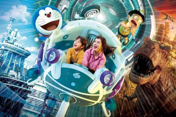 USJ「ドラえもん」のXRライドアトラクションを期間限定で開催、VR世界でタイムトラベルを体感