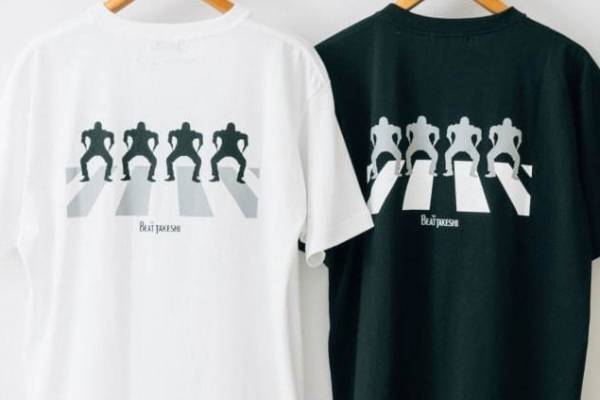 ビートたけし手掛ける「キタノブルー」×417 エディフィスのTシャツ、“コマネチ”プリントを配して