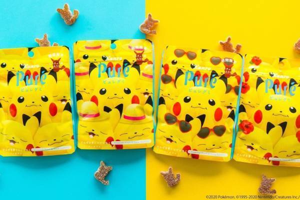 ピュレグミ×ピカチュウ第2弾、コーラの刺激をプラスした“でんげき トロピカ味”のピカチュウ型グミ