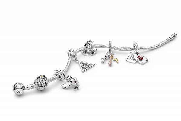 ハリーポッター×パンドラ“N”マークや丸眼鏡をあしらったチャームやバングル