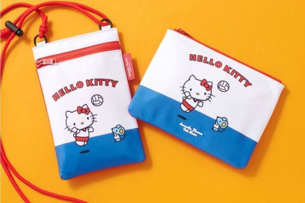 サマンサタバサプチチョイス×ハローキティ、“スポーツ姿のキティ”主役のミニバッグやポーチなど