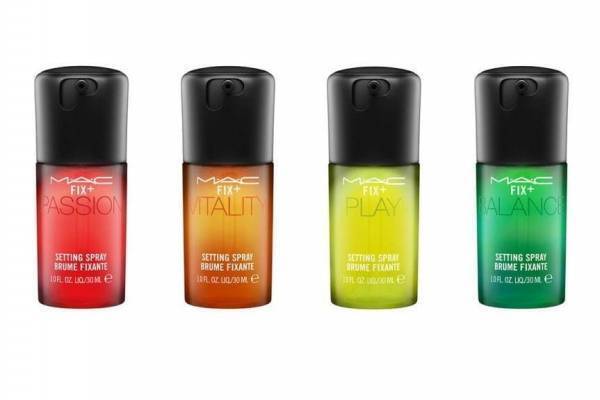 M·A·Cのメイク崩れ防止ミスト「フィックス＋」カラフルミニボトルに、フルーツや花々の香りつき