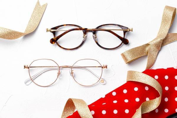 Zoffのディズニー「ミニーマウス」モチーフ新作アイウェア、”大人かわいい“リボン付きフレーム