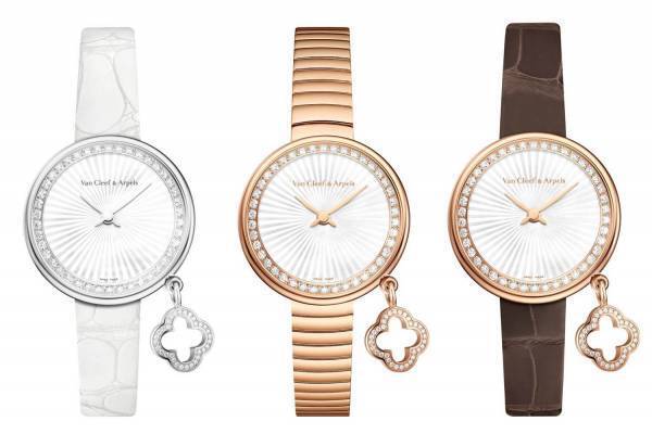 ヴァン クリーフ＆アーペル“クローバー”チャーム煌めく腕時計に新作、ローズ＆ホワイトゴールド