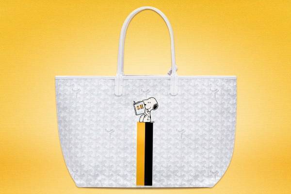 ゴヤール“本を読む”スヌーピーのマーカージュバッグ＆小物、阪急うめだ本店に期間限定で登場